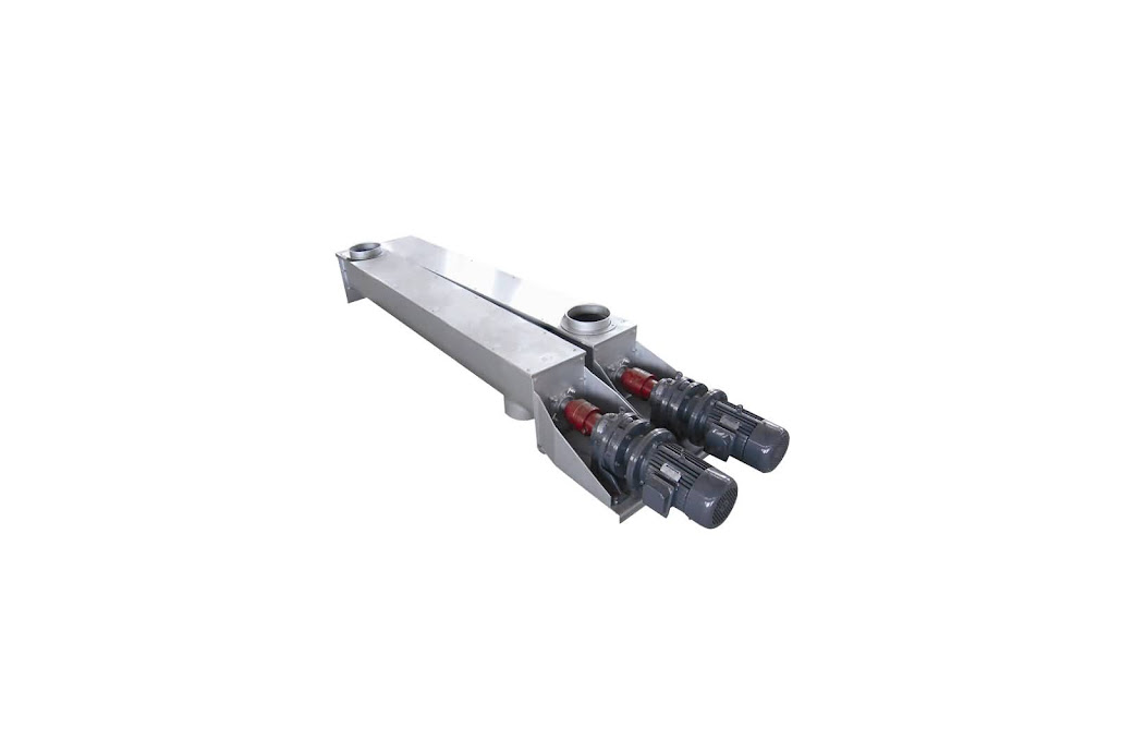 Twin shaft screw conveyor